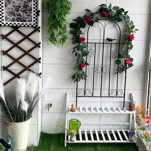 Arco de Metal Oniya para Plantas Trepadoras, Soporte para Rosas, Decoración de Jardín, Valla para Flores y Plantas en Espiral - Product Image 1