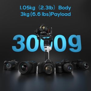 Estabilizador de <span class=keywords><strong>Gimbal</strong></span> de 3 Ejes ZHIYUN WEEBILL 3E <span class=keywords><strong>para</strong></span> Cámaras Canon/Sony/<span class=keywords><strong>Nikon</strong></span>, <span class=keywords><strong>Gimbal</strong></span> de Mano <span class=keywords><strong>para</strong></span> Grabación Vertical Nativa - Product Image 2