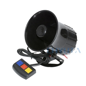 Klaxon sonore à trois tons 30W 12V, alarme d'avertissement de voiture et de <span class=keywords><strong>moto</strong></span>, sirène de feu, haut-parleur, amplificateurs de système, haut-parleurs professionnels - Product Image 2