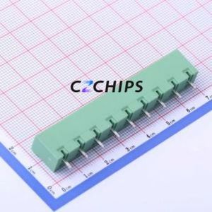 DB2EVC-7.62-9P-GN Plug-in Terminal Block Through hole,P=7.62mm Connector Board-to-Board / Socket - Closed 1x9P 7.62mm Green - Product Image 2