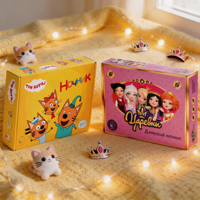 Boîte d'expédition en carton ondulé personnalisée, imprimée en couleur, pour l'emballage de jouets pour enfants, cadeaux, dessins animés