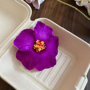Penjualan langsung warna <span class=keywords><strong>Hawaii</strong></span> bunga Hibiscus pesta aksesoris rambut bunga besar klip rambut busa aksesori kepala pengantin <span class=keywords><strong>Hawaii</strong></span> - Product Image 6