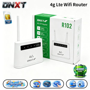 Routeur 4G DNXT LTE Cat4 2.4GHz Wifi 6 300Mbps WPS ASR1803 avec <span class=keywords><strong>carte</strong></span> <span class=keywords><strong>SIM</strong></span> 4G LTE 4000mAh WAN/LAN Modem USB 4G LTE pour usage professionnel - Product Image 1
