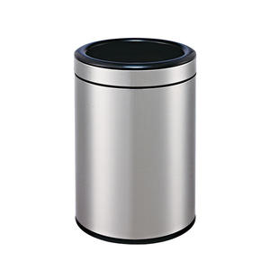 8-25L struttura in piedi in acciaio inox pattumiera per la cucina secchio di stoccaggio rifiuti senza coperchio - Product Image 1