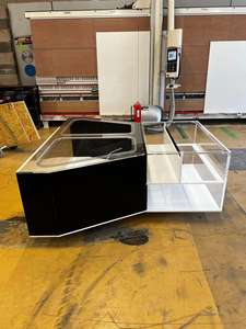 Tanque de peces de acrílico transparente Formas personalizadas/Tamaños PC irrompible Caja impermeable de plástico Embalaje al por mayor - Product Image 2