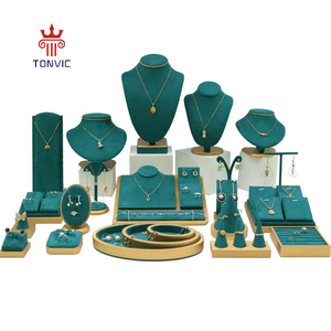 Bán Buôn Bông Tai Hiển Thị Đứng Trang Sức Hiển Thị Khay Giá Trâm Bông Tai Vòng Cổ Vòng Trang Sức Bao Bì Hiển Thị Stand Set - Product Image 1