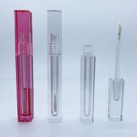 Tube de gloss vide noir/brillant à lèvres, excellente qualité