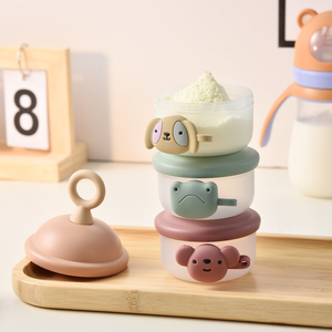 Contenitore Portatile in PP a 3 Strati per Latte in Polvere per Neonati, Dispenser da Viaggio - Product Image 4