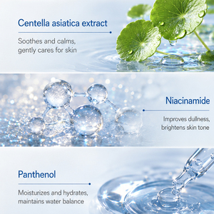 KORMESIC - Limpiador Facial de Colágeno y Glutatión de 100 ml, Marca Privada OEM, Limpieza Profunda, Exfoliación Suave, Lavado Facial Halal Natural - Product Image 3