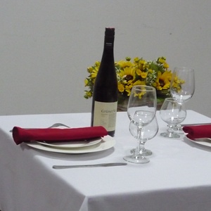 Tovaglia in poliestere Hunter Green Tovaglia da pranzo natalizia Camera Cucina Copritavolo quadrato 70x70 " - Product Image 4