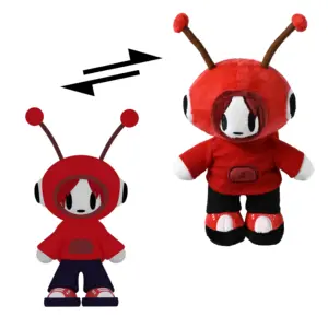 Custom Plushie Art Design Twin Pluche Poppen Paar Pluche Borduurwerk Gezicht Zacht Gevulde Anime Plushie Dier Promotionele Bulk Logo