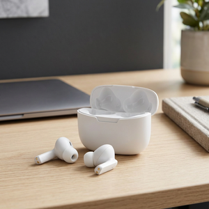 Auricolari True Wireless Senza Marchio 124290-1 con Accoppiamento Automatico, Indicatore LED Digitale della Batteria e Custodia di Ricarica - Product Image 2