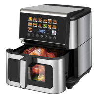 Friteuse à air numérique intelligente en acier inoxydable 9L, prix de gros, directement de l'usine, four de cuisine électrique à marque privée