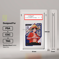 Étui de protection en acrylique magnétique pour cartes de collection classées, étui de présentation en acrylique pour cartes de classement PSAED CGC TAG