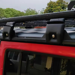 Barre Trasversali in Alluminio di Qualità 4x4, Portapacchi <span class=keywords><strong>da</strong></span> <span class=keywords><strong>Tetto</strong></span> per Auto, Cestello Portabagagli per Jeep Wrangler JL JK 2018-2025 - Product Image 4