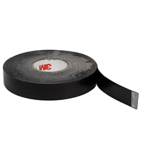 Ruban isolant électrique thermofusible simple face, étanche, noir, super résistant, en vinyle PVC caoutchouc, épaisseur 0,76 mm, pour 23 applications.