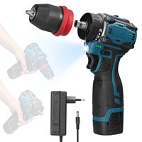 Perceuse-visseuse électrique rechargeable au lithium 2-en-1, outil multifonctionnel, moteur sans balais 45 Nm, pratique pour le bricolage à domicile
