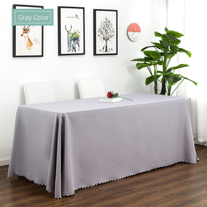 All'ingrosso tovaglia di nozze per il partito rettangolo copertura della tavola tessuto della tovaglia per la decorazione del banchetto da pranzo - Product Image 6