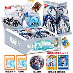 <span class=keywords><strong>Genshin</strong></span> impatto <span class=keywords><strong>gioco</strong></span> di Trading carte da <span class=keywords><strong>gioco</strong></span> giocattoli per bambini Anime rari originali TCG cg carte collezionabili Booster Box giocattoli da tavolo regali - Product Image 4