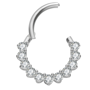 G23 titanio clicker <span class=keywords><strong>anello</strong></span> del naso 18K placcato fabbrica all'ingrosso orecchino daith elica a cerniera segmento <span class=keywords><strong>anello</strong></span> gioielli <span class=keywords><strong>per</strong></span> gli uomini e le donne - Product Image 4