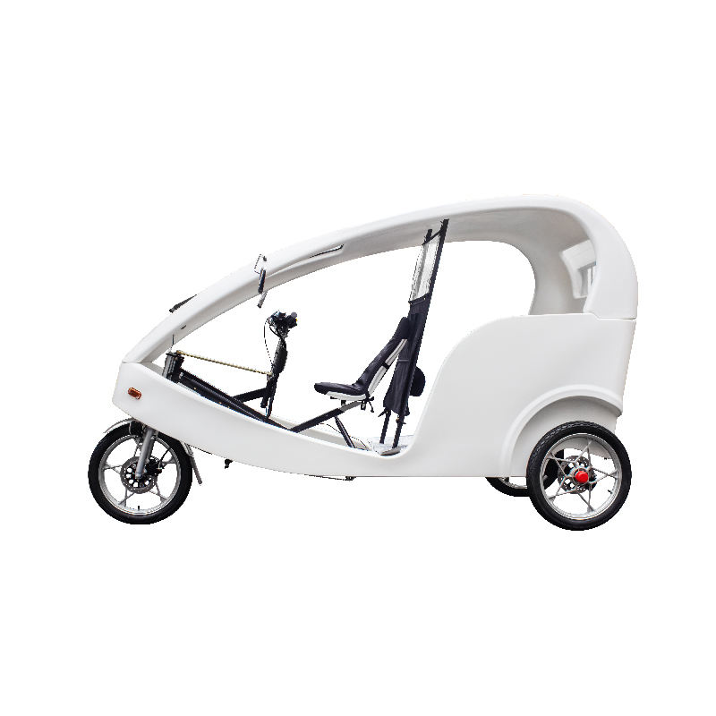 Three Wheel Pedal Motorcycle Taxi Bike Electric Tricycle Passenger Bajaj Moto Taxi