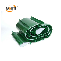Bande transporteuse Annilte en PVC PU blanc avec crampons |   Surface Antidérapante |   Idéal pour le transport en pente |   Échantillons gratuits disponibles