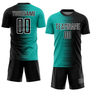 Aangepaste waterdichte, sneldrogende, ademende eigenschappen, aanpasbaar unisex V-hals spandex/katoen voetbal trainingshirt team - Product Image 4