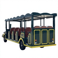 Bus électrique touristique 14 places, quatre roues, pour sites panoramiques, ferries, zoos, parcs d'attractions, spécial 4000W-7500W, Chine