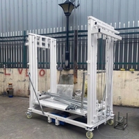 Plateforme de travail mobile électrique portable avec moteur robuste, fabrication OEM