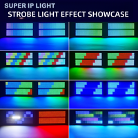 Luz Estroboscópica LED RGB CW a Todo Color de 800x0.5W+48x5W con Control DMX para Escenarios, Bares, Fiestas y DJ