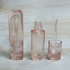 Wholesale Unique <b>Custom</b> 3.8ml All Clear ABS/PETG Lip Glaze Cosmetic Tubes Packaging Silk Screen/Hot Stamp for <b>Lipstick</b> Blush - Product Image 5