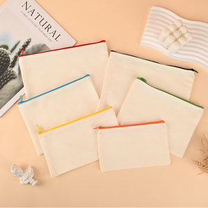 Nouvelle Trousse de Voyage Publicitaire Portable <span class=keywords><strong>en</strong></span> Coton Personnalisable, Sac Cosmétique Polyvalent <span class=keywords><strong>en</strong></span> Toile Recyclable avec Fermeture Éclair pour Usage Quotidien - Product Image 1