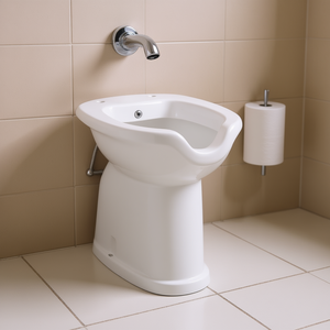 Desagüe de Pared para Bidé de 61.8 cm de Largo, 40.1 cm de Ancho y 54.1 cm de Alto para Personas con Discapacidad, Completo con Dispensador - Product Image 3