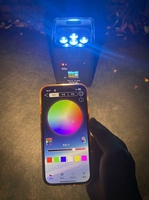 Projecteur LED RVB DMX512 sur batterie pour scène, IP33, 50 000 heures, pour piste de danse, mariage, club (vente en gros)