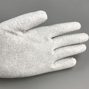 Guanto antistatico ESD Palm Fit per camera bianca rivestito in PU in fibra di carbonio Touch Screen - Product Image 3