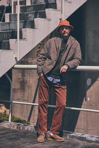 Chaqueta de Lana Tweed Estilo Universitario, Informal, Cortavientos, Vintage, de Invierno, Ajustada, al por Mayor - Product Image 4