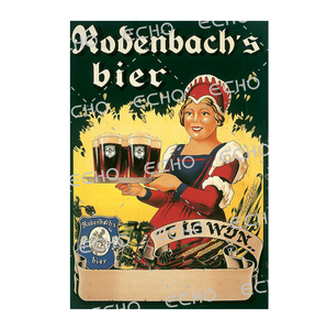 Wholesale Enamel Metal Tin Advertising Sign Wall Decorations Retro Cola <strong>Beer</strong> <strong>Signs</strong> Metal Wall <strong>Hanging</strong> Plate Vintage Decorative - Product Image 2