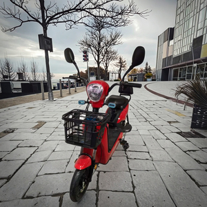Bicicleta (E-Bike) con Batería de Plomo-Ácido de 48V, Motor sin Escobillas, Cuadro de Acero, Bicicleta Eléctrica Urbana para Adultos, 3 Velocidades, Pantalla LED Electrónica - Product Image 3