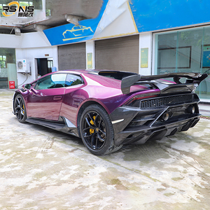 Kit carrosserie pour <span class=keywords><strong>Lamborghini</strong></span> <span class=keywords><strong>Huracan</strong></span> LP580 LP610-<span class=keywords><strong>4</strong></span> pour mise à niveau vers EVO Spyder Facelift, comprenant pare-chocs avant et arrière et jupes latérales - Product Image 6