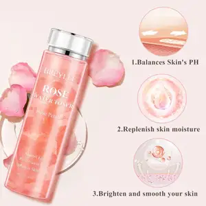 New Hot Sale Petal Serum Facial Toner Whitening Moisturizing Rose Water