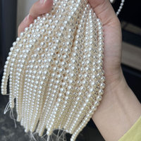 Perles en verre de 2 à 16 mm, perles lâches, 5810, sans plomb et sans cadmium, perles imitation perle de qualité supérieure pour la fabrication de bijoux