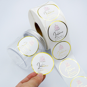 Tùy Chỉnh Rõ Ràng Logo In Trà Sữa Nhựa Đồ Uống Cốc Dính Nhãn Vòng Dán Dập Nổi Cho Cốc Nhựa - Product Image 3