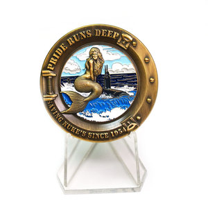 China Kunshan Factory Direct Wholesale Custom Antique Gold Plated Metal Badges 3d Rotating Spin Challenge <strong>Coins</strong> - Product Image 5