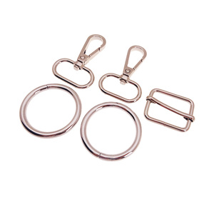 Nuova borsa da 1 pollice che fa kit Hardware 2 moschettone 2 <span class=keywords><strong>O</strong></span> Ring 1 cursori per borsa a mano - Product Image 2