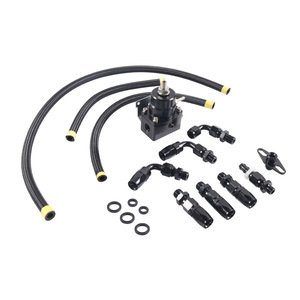 Régulateur de pression de carburant universel réglable EFI avec kit de tuyau et manomètre pour l'amélioration de la performance automobile - Product Image 5