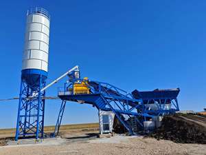 Planta Mezcladora de Concreto Portátil HZS25: Planta Dosificadora Pequeña de 25m³/h para Concreto Premezclado y Prefabricado, Certificación CE ISO - Product Image 6