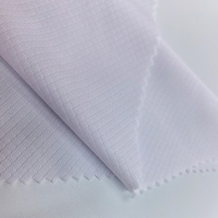 Tissu maille œillet respirant léger 155 GSM 100 % polyester blanc effet diamant 3D pour maillot de basketball – Grande Vente