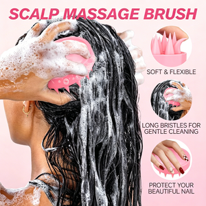 Gommage au sel exfoliant pour le cuir chevelu à l'oignon rouge et à la biotine, nourrissant les follicules pileux et fortifiant les racines, shampoing exfoliant pour le cuir chevelu en gros - Product Image 4