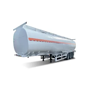 Tanker Truck Trailer 45000 L Muti-compartment Petrol Oil Tanker Fuel Tank Semi Trailer For Sale