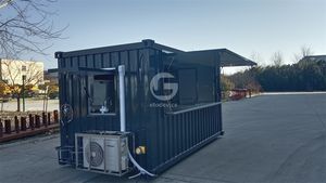 Stands de bière préfabriqués en plein air, kiosques de style conteneur, structures en acier avec panneaux sandwich et restaurants mobiles. - Product Image 3